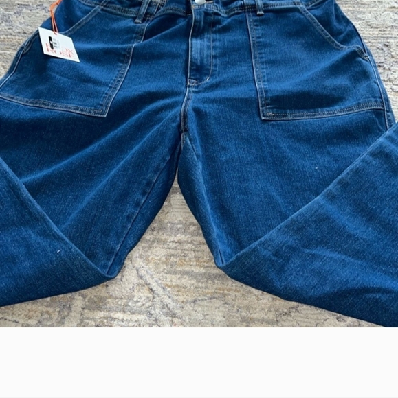 Knox Rose women's jeans XXL Straight leg high rise elastic waist NWT - Picture 5 of 15